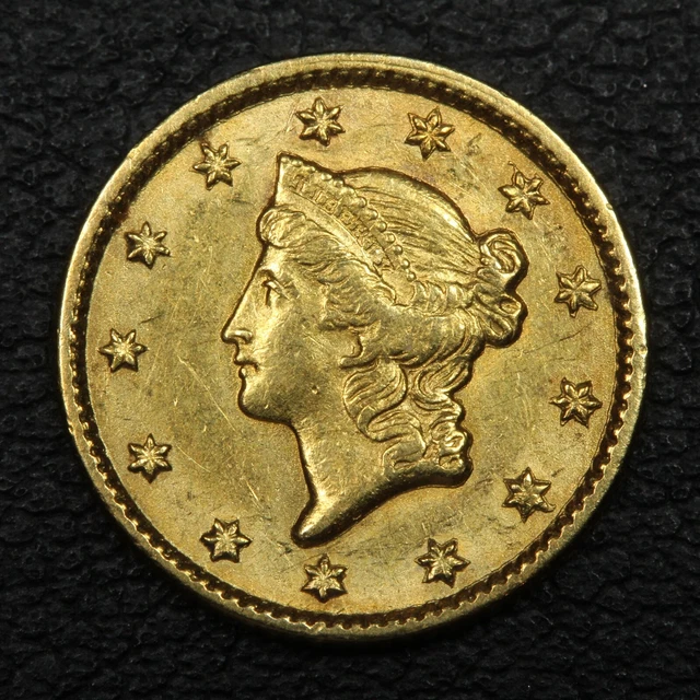 1851 Type 1 $1 One Dollar Gold