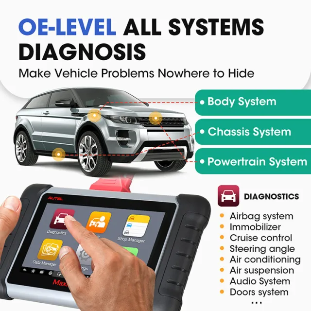 Autel MaxiCOM MK808 Pro Car Diagnostic Tool Auto OBD2 Scanner TPMS Code Reader 3
