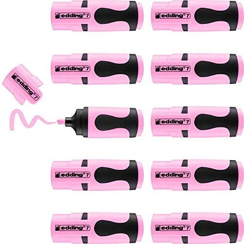 10 edding e-7 Textmarker rosa NEW