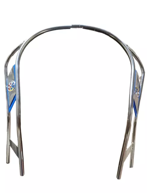 ukscooters VESPA LEGSHIELD TRIM CHROME BEADING PX PE T5 DOUBLE BAR BLUE CUPPINI