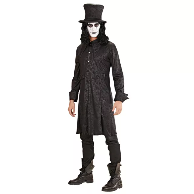 Lord Graf Vampirkostüm M 50 Gothic Outfit Vampir Mantel mit Hut Raven Kostüm