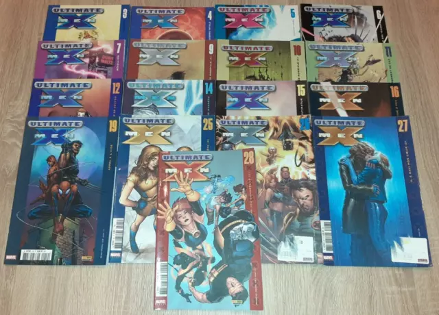 Lot 17 comics Ultimate X-men entre n°3 et 28