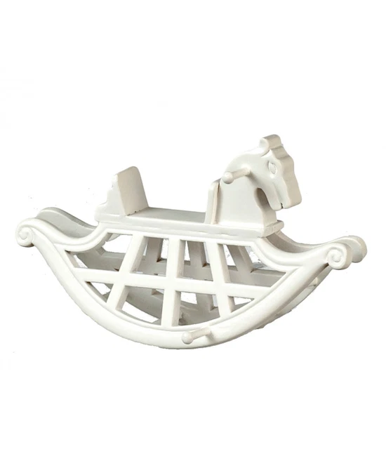 1/12 Dollhouse Miniature Cheval À Bascule Rocker Lounge Meubles Jouets