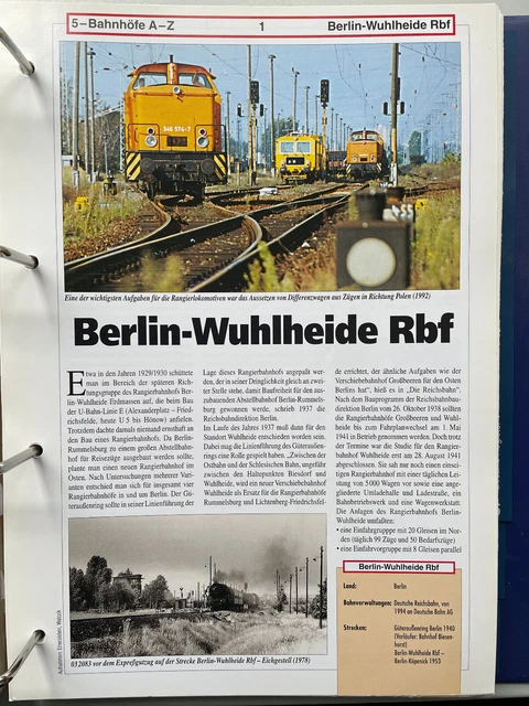 Berlin-Wuhlheide Rbf aus Das große Archiv der Bahnhöfe