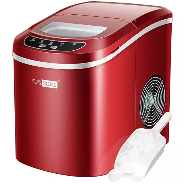 Ice Cube Makers Countertop Self-Cleaning Function Portable Machine