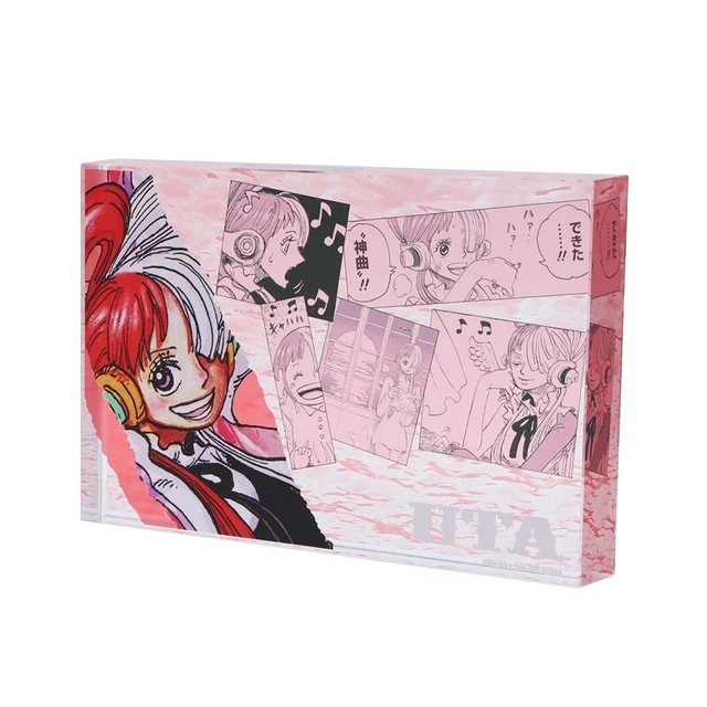 ONE PIECE UTA Birthday 2023 Jump Shop Limited Acrylic Block HEROES New