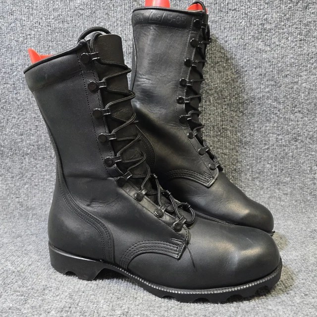 RO Search Leather Black Military Combat Boots Mens 8.5W Black 5-85 Vintage military Boots for Men on Sale up to 90% Off: Poshmark main image 3
