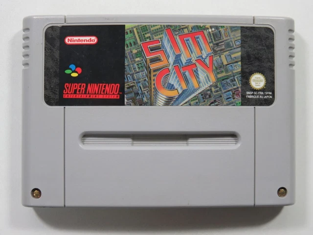 Sim City Super Nintendo (Snes) Pal-Sfra (Cartridge Only)