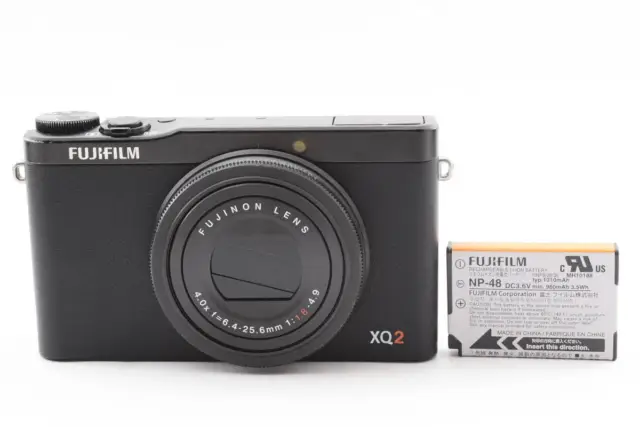 Fujifilm Fuji XQ2 12.0MP Compact Digital Camera Black w/ Battery 12.0 MP Wifi