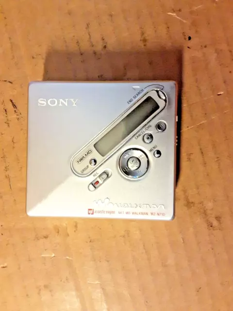 Sony Portable Minidisc Recorder Md Walkman Mz-N710