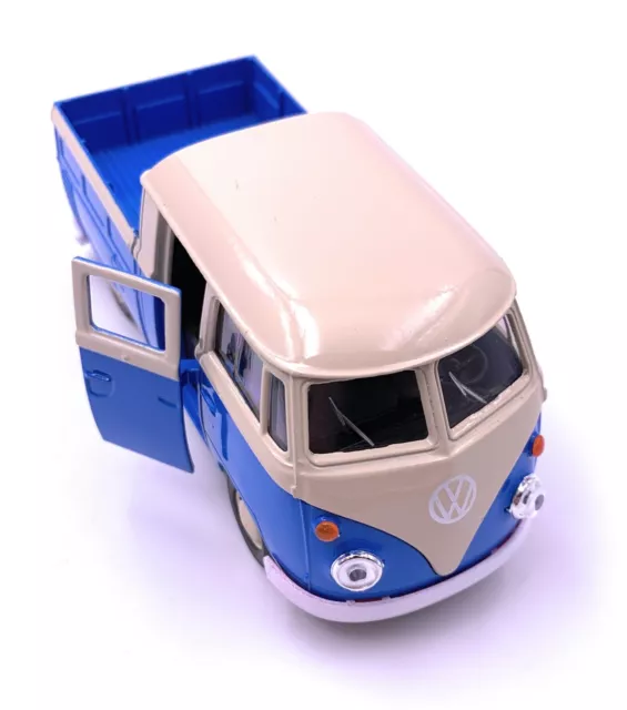 VW Bulli T1 Bus Pick Ups Double Cabin LIZENZPRODUKT 1:34-1:39 versch. Farben