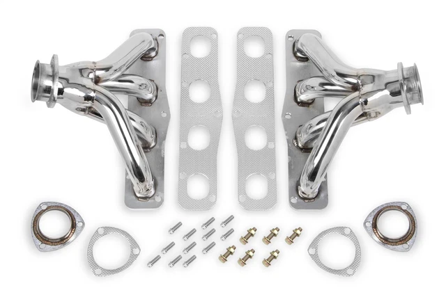 Flowtech 13700-7Flt Flowtech Tight Fit Block Hugger Headers - Polished