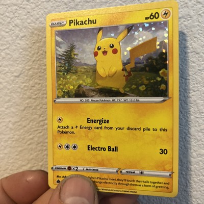 pikachu happy meal holo