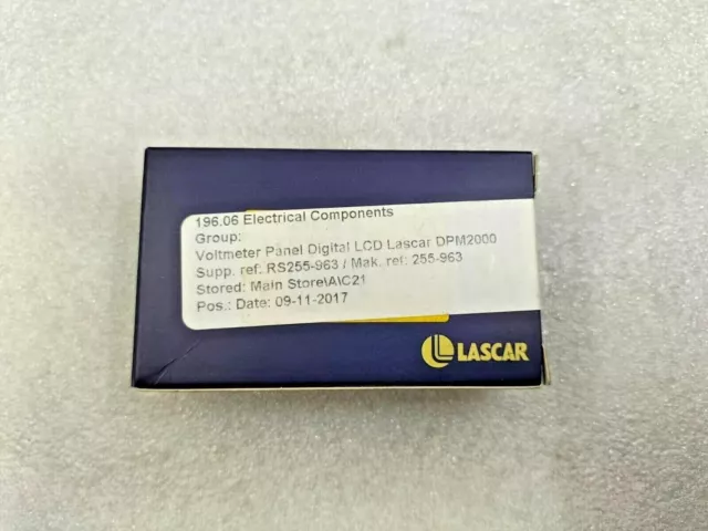 Lascar Dpm 2000 3,5 Digitales Lcd-Modul 255-963 2