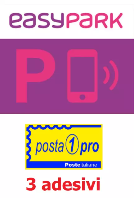 ADESIVO EASY PARK da Interno Vetro Sticker Sosta Easypark SPEDIZIONE RAPIDA  EUR 4,70 - PicClick IT