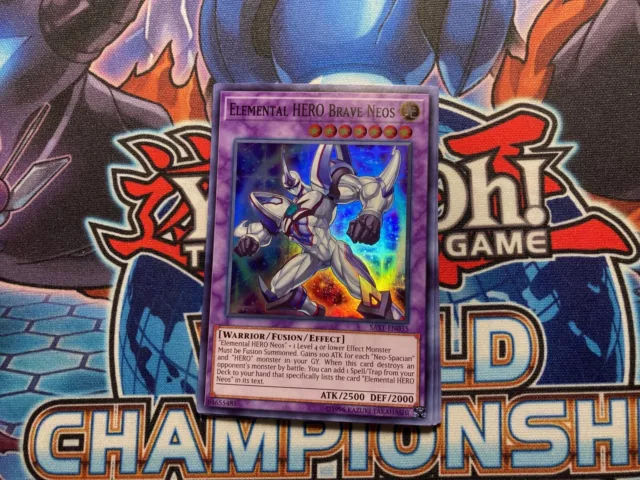 Elemental HERO Brave Neos SAST-EN035 Super Rare NM Yugioh Card