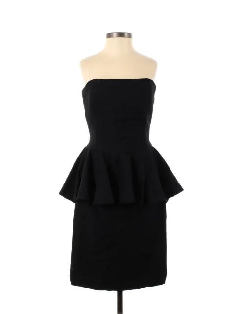 NWT $278 RUGBY Ralph Lauren Wool Dress Size 8 Peplum Strapless Bodycone Sheath