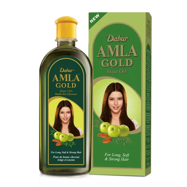 Dabur Amla GOLD Haaröl Indische Stachelbeere Ayurvedisches strapaziertes 300ml