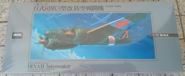 Maquette avion ARII MITSUBISHI Ki-46-3 DINAH INTERCEPTER  1995 Eche 1/72 Neuf
