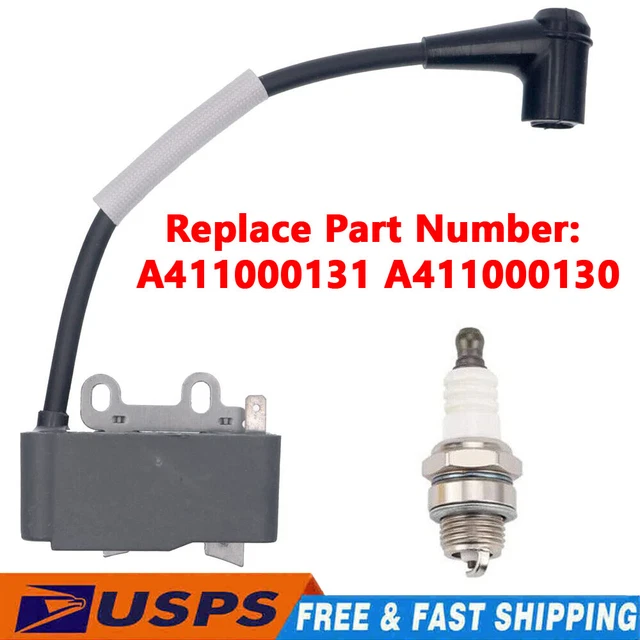 Ignition Coil & Carburetor Kit For Echo GT225, SRM225, HC150 Trimmers & More 5 thumbnail image