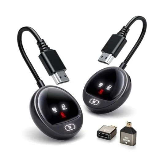 WIRELESS HDMI TRANSMITTER and Receiver LED Display Wireless HDMI 4K ...