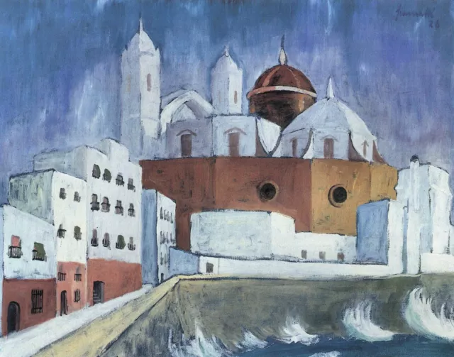 Cadiz by Walter Gramatte Giclee Fine Art Print Reproduction on Canvas