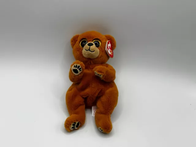 Ty Beanie Babies DUNCAN the Bear 8” Beanbag Plush Stuffed Animal Toy