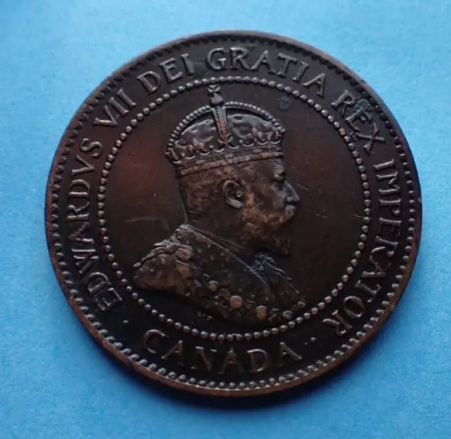 Canada, Edward VII 1903, One Cent, as shown.