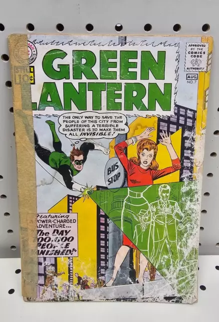 Green Lantern #7 - 1st Appearance of Sinestro (DC, 1961) Silver Age Comics POOR