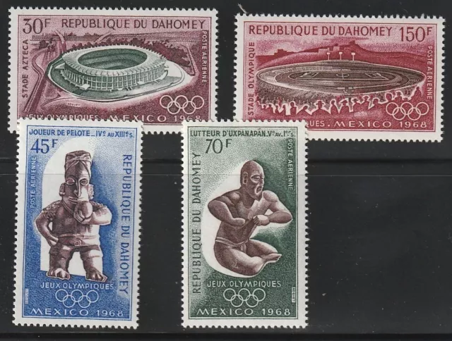 Dahomey    1968    Sc # C 85-88   Olympic    MNH    OG