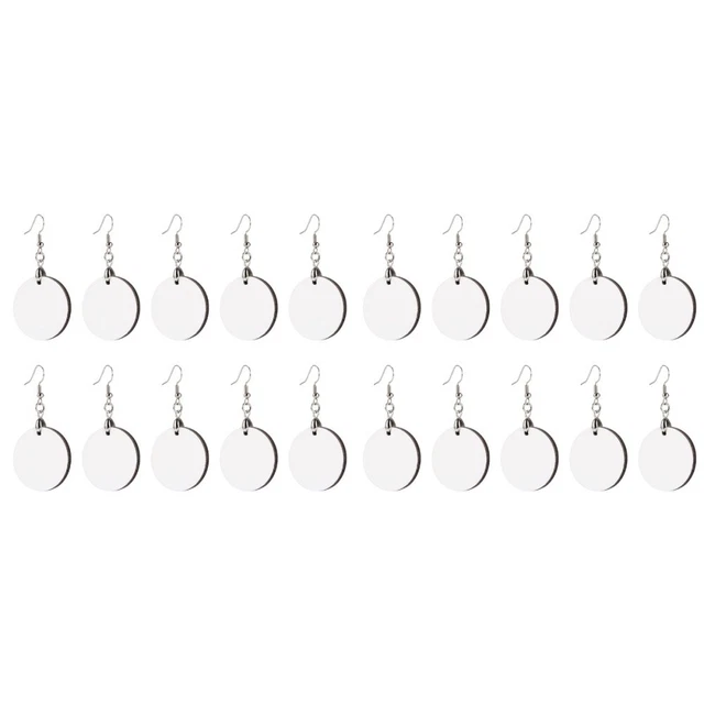 10 Pairs Sublimation Earring Blanks DIY Supplies Earrings Products Jewelry