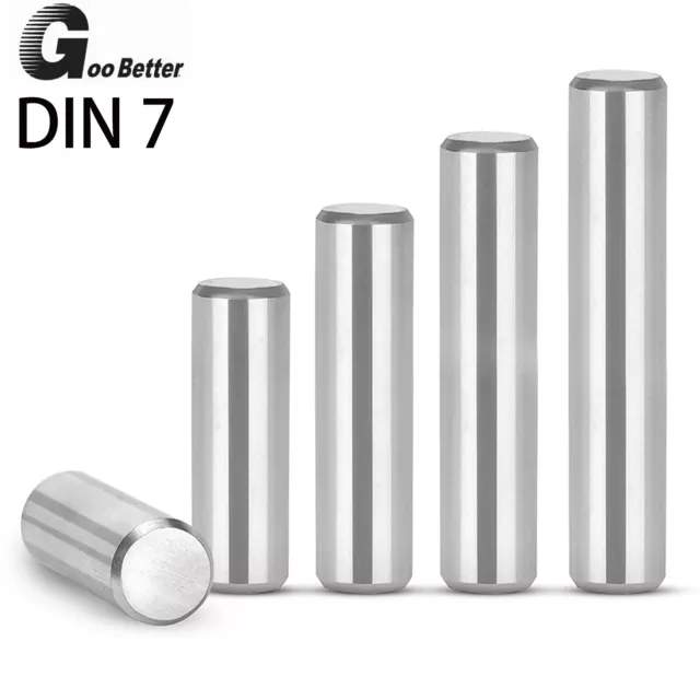 3mm 4mm 5mm 6mm 8mm 10mm A2 Stainless Steel Metric Dowel Pins - Various Lengths