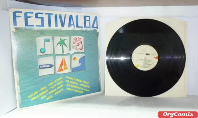 Festival 84 - Artisti Vari - Vinile Lp 12" 33 Rpm Giri Ottimo