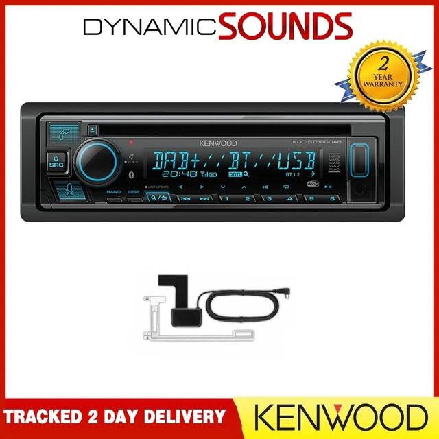 Kenwood KDC-BT560DAB CD/MP3 DAB+ USB Bluetooth Car Stereo Alexa Ready