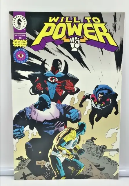 1994 Dark Horse Comics Will To Power #10 Comic Book