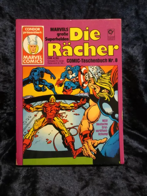Die Rächer Comic Taschenbuch Nr. 8 Condor Verlag 1983