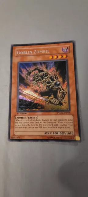 Goblin Zombie PTDN-EN098 Secret Rare 1st Edition Phantom Darkness Yu-Gi-Oh Card
