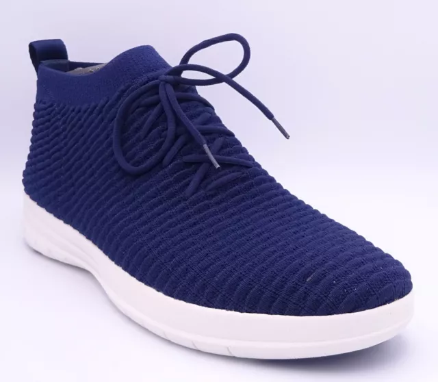 FITFLOP MEN S UBERKNIT Slip On Dark Blue Low Top Trainers Size UK 12 EUR 47 31.95 PicClick UK
