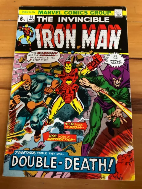 Invincible Iron Man 58 – Marvel Comics Silver Age – FN-