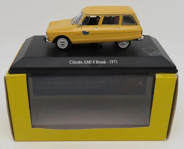 Uh Universal Hobbies Citroen Ami 8 Break 1971 Postes Poste Ptt 1/43 In Luxe Box