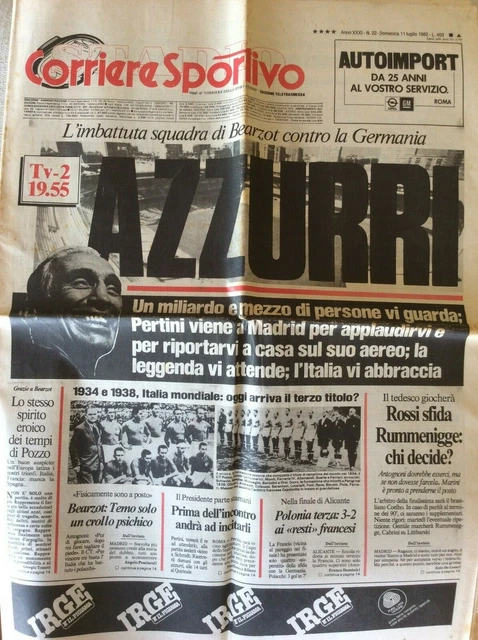 Billets Usagés Demi-finale Et Finale Coupe Du Monde 1982 Italie – Support Historique De Collection