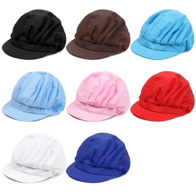 Chic Catering Restaurant Canteen Food Service Cook Hat Hair Nets Chef Cap