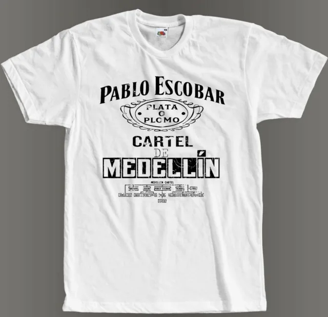 Pablo Escobar Cartel de Medellin Colombia Cocaine Narcos T-Shirt