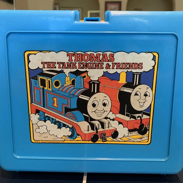 thomas-the-tank-engine-lunchbox-bluebird-vintage-80-s-lunch-box-only