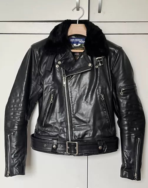 Junya Watamabe COMME des GARCONS X Vanson Double Leather Riders Jacket