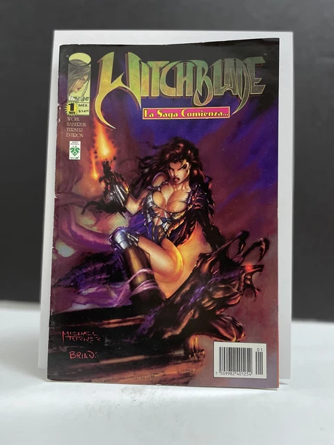 Witchblade #1 Michael Turner Image Comics Editorial Vid Mexico Foreign GD