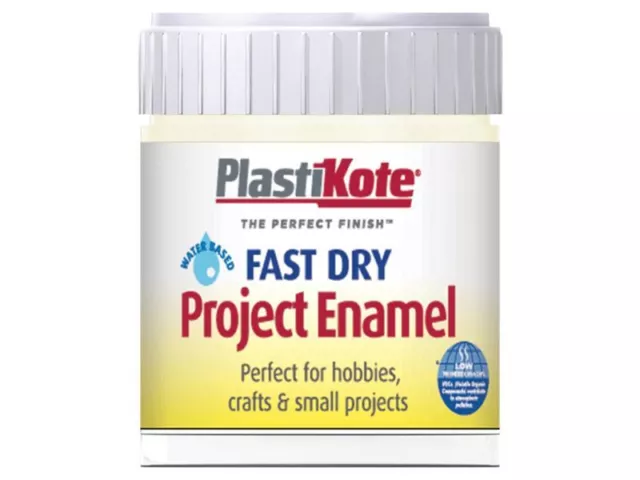 Plasti-kote - Fast Dry Enamel Paint B47 Bottle De La Crème 59ml