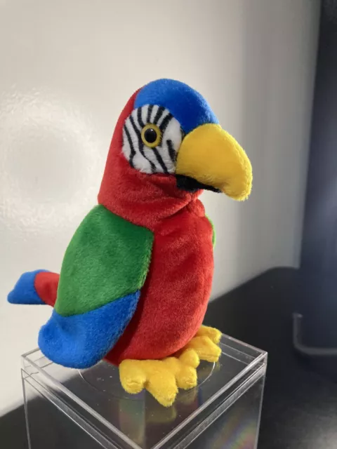 ty beanie baby Jabber the Parrot RARE RETIRED 1997/1998 tag errors