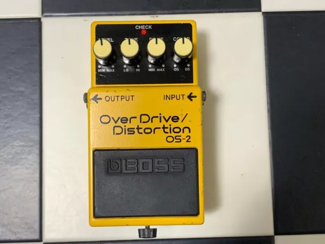 BOSS OS-2 OverDrive/Distortion Guitar Effect Pedal Over Drive Test Completed