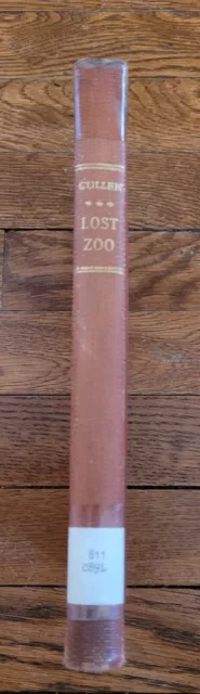 The Lost Zoo Rare First Edition 1940 by Countee Cullen Harlem Renaissance Poet